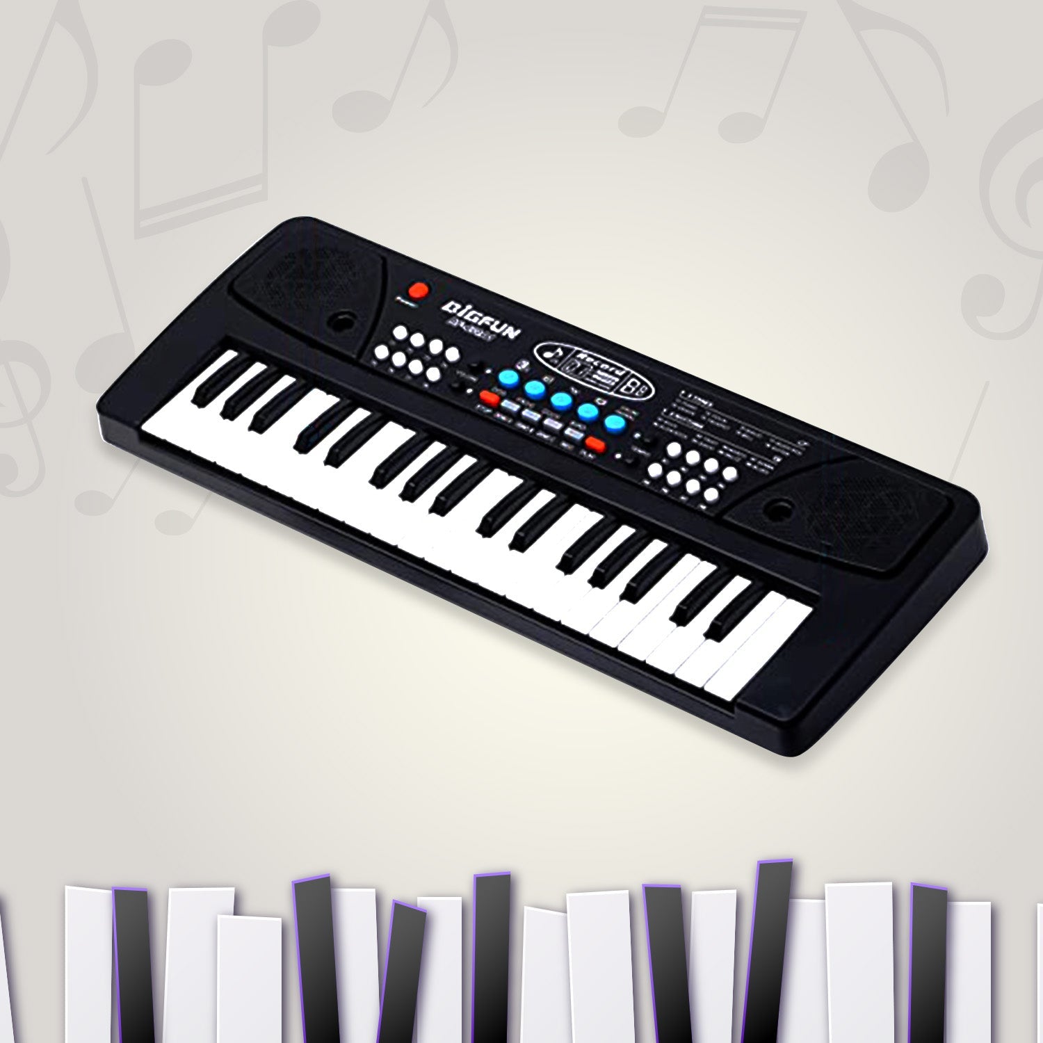 4515 Piano Musical Keyboard With Mic 37 Music Key Keyboard For Kids Toy DeoDap 4515 Piano Musical Keyboard With Mic 37 Music Key Keyboard For Kids Toy DeoDap